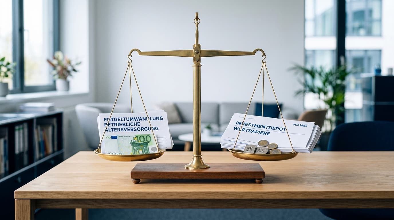 100 Euro für die Altersvorsorge: Entgeltumwandlung oder Altersvorsorgedepot?